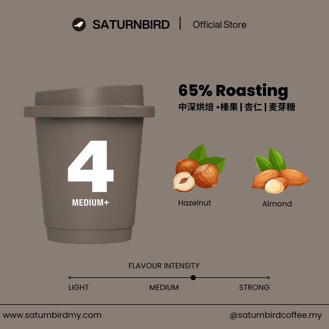 SATURNBIRD Specialty Coffee Instant Cold Brew Coffee | NO.4 MEDIUM+ | 24 pcs | 3g per serving