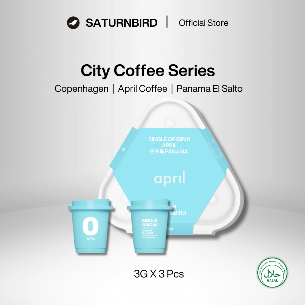 SATURNBIRD Instant Cold Brew Coffee | No. 0 x APRIL | 3 to 18 pcs | 3g per serving