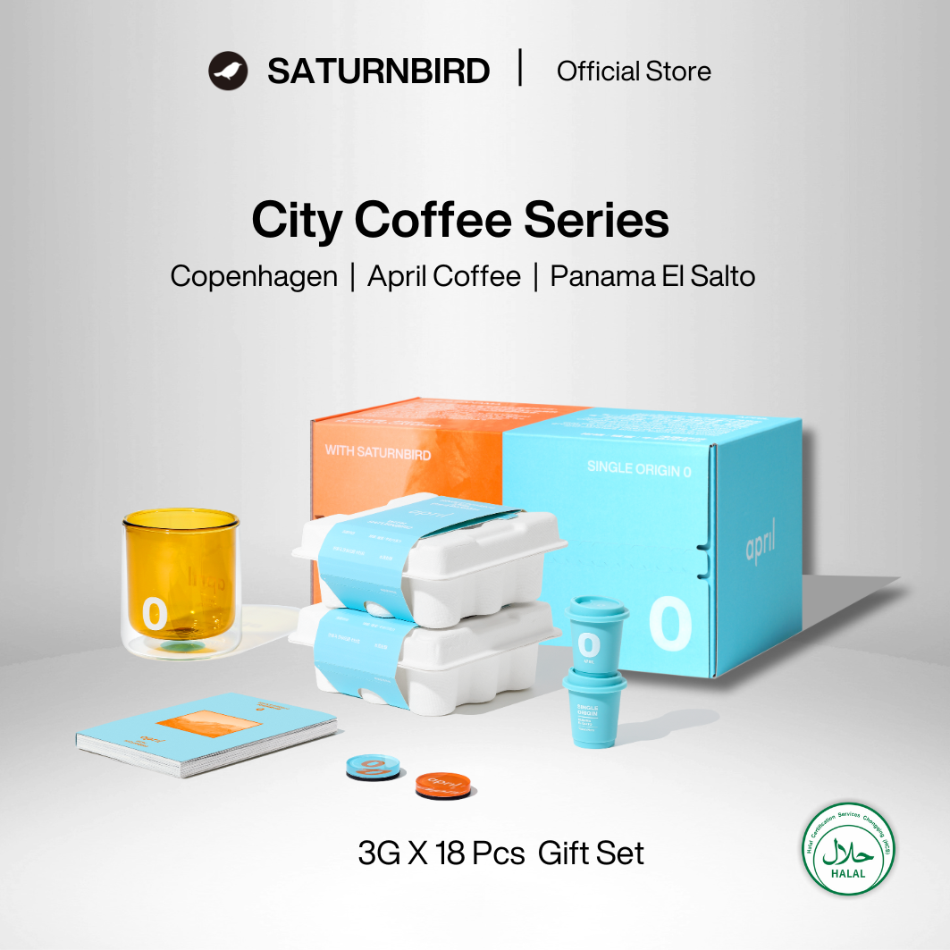 SATURNBIRD Instant Cold Brew Coffee | No. 0 x APRIL | 3 to 18 pcs | 3g per serving
